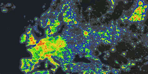 Light Pollution Around The World – Brilliant Maps