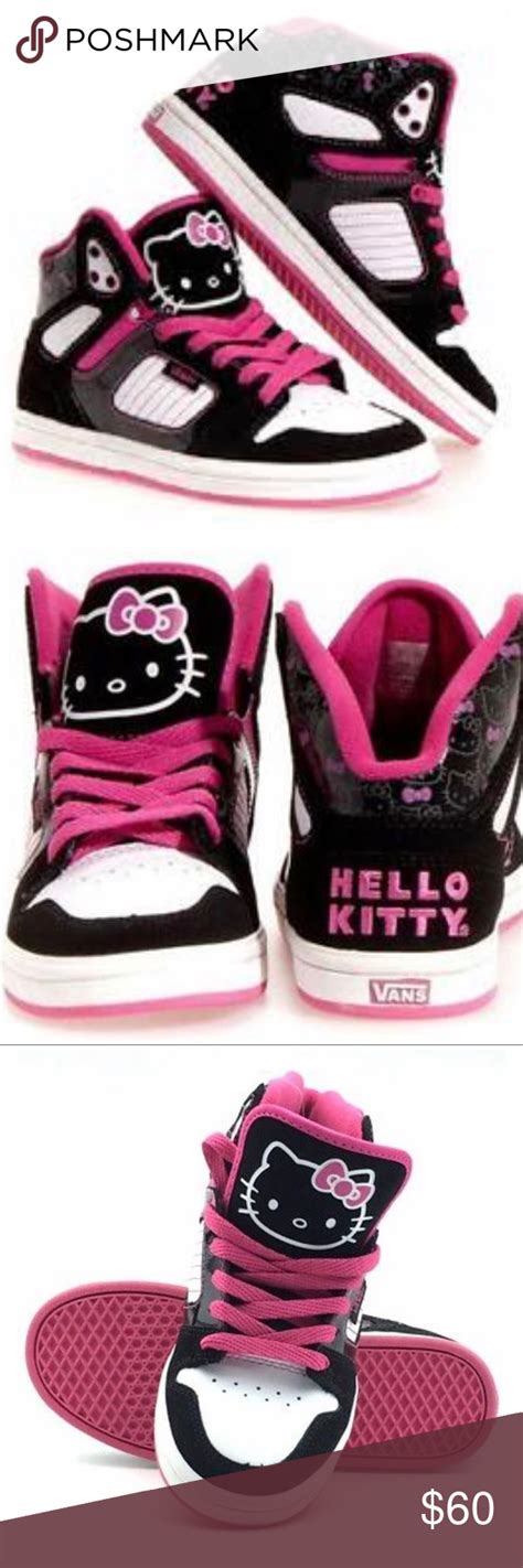 NWT Hello Kitty High Top Vans Sneakers -8 | Vans sneakers, High top vans, Hello kitty vans