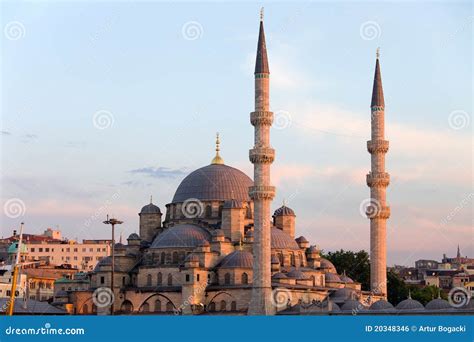 New Mosque in Istanbul stock photo. Image of architectural - 20348346