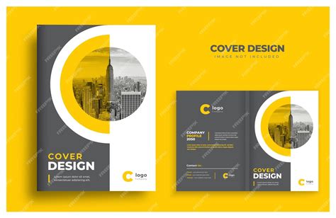 Premium Vector | Book cover template design brochure cover design