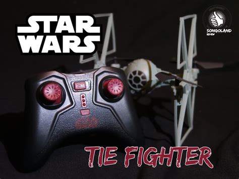 Tie Fighter Star Wars drone Unboxing + Review + First test ...