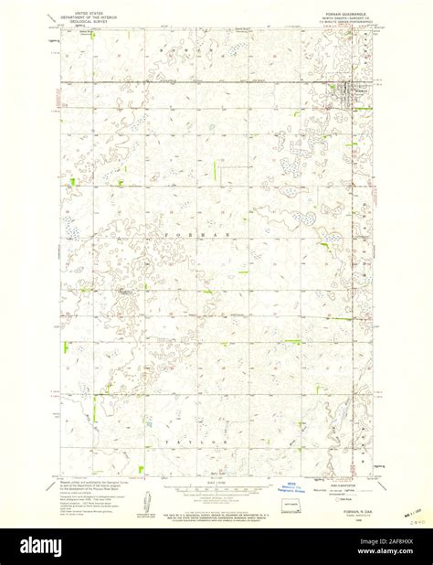 Map of forman north dakota hi-res stock photography and images - Alamy