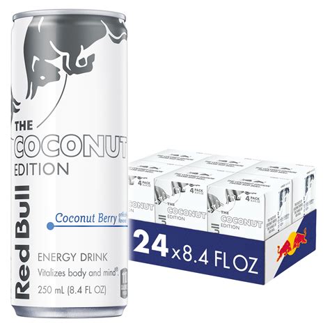 Red Bull Coconut Edition Coconut Berry Energy Drink, 8.4 fl oz, 6 Packs ...