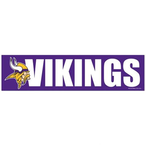 Minnesota Vikings Decal Bumper Sticker - Sports Fan Shop