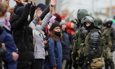 Belarus police clear protesters near Stalin-era mass grave - Newspaper ...