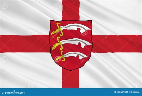 Flag of Essex is a County, England Stock Image - Image of flying, jack: 125661805