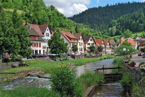 The river Schiltach in Schiltach in the Black Forest in Germany. | Black forest germany, Forest ...