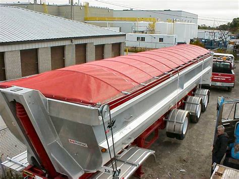 Rolling Tarps Dump Truck Trailer