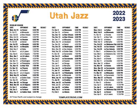 Utah Jazz Calendar 2024 - Hanna Felicity