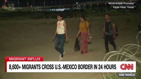 More than 8,600 migrants cross U.S.-Mexico border in 24 hrs. | CNN