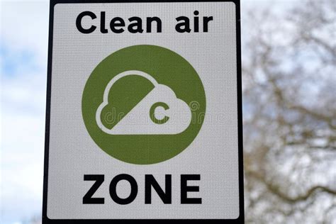 Clean Air Zone Sign stock image. Image of generic, cars - 238265339