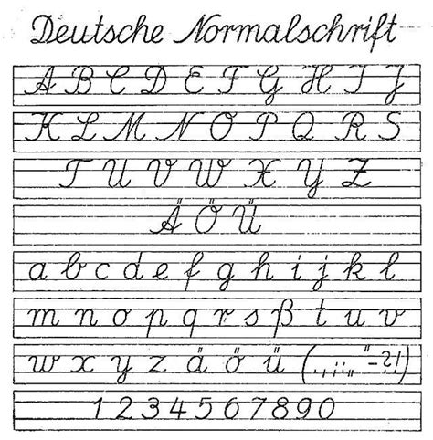 Deutsche normalschrift ab 01091941 - Schreibschrif... - #ab #Deutsche #normalschrift # ...