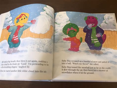 Barney's Wonderful Winter Day Hardcover Barney Winter | Etsy