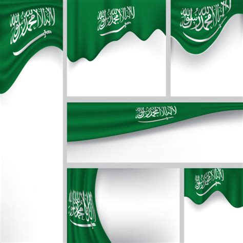 Bendera Arab Saudi Ilustrasi Foto Stok, Potret & Gambar Bebas Royalti - iStock