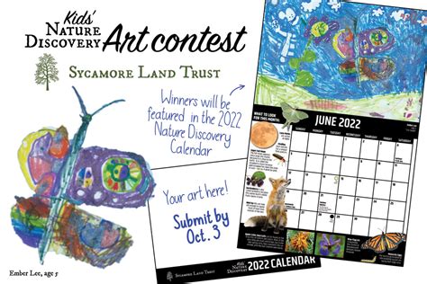 Kids’ Nature Discovery Art Contest : Sycamore Land Trust