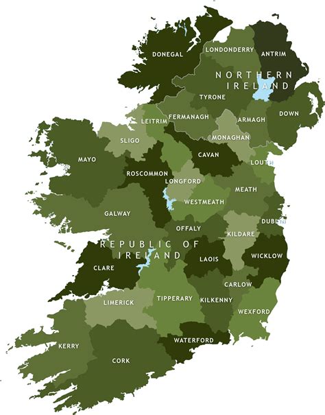 County Map – Pat's Irish Whiskey