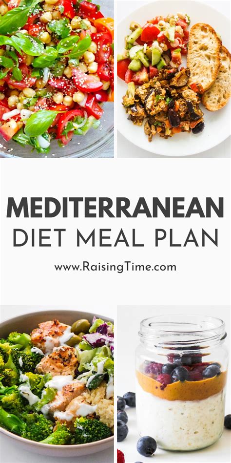 Mediterranean Diet Meal Plan - Raising Time