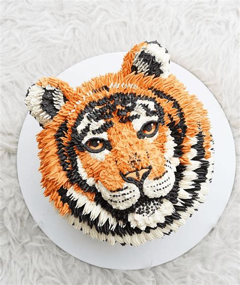 50 Tiger Cake Design Images (Cake Gateau Ideas) - 2020 | Tiger cake ...