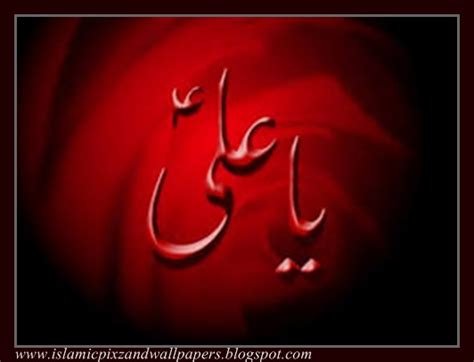 Islamic Pictures and Wallpapers: name of Ali a.s wallpapers