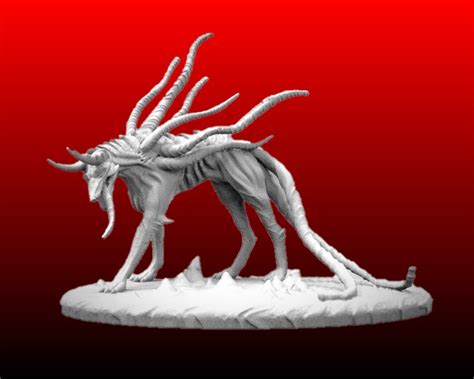 Hellhound Miniature Hell Hound Miniature Devil for D&D 5e, Pathfinder ...