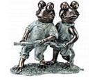 Bronze Frog Statues, Sculptures and Figurines