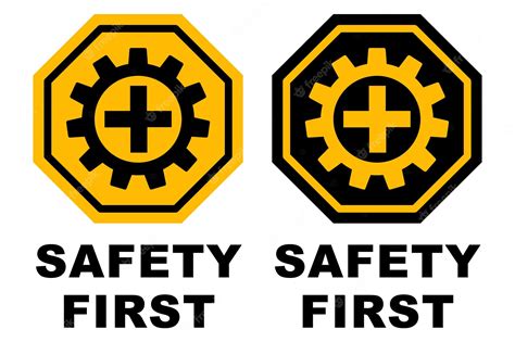 Safety First Logo For Construction