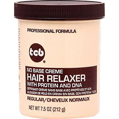 Tcb Hair Relaxer No Base Creme 7.5 Oz Regular Jar (221ml) (3 Pack ...