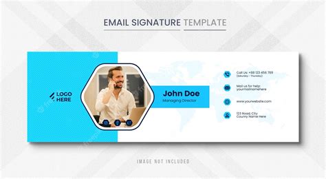 Premium PSD | Email Signature Template Design