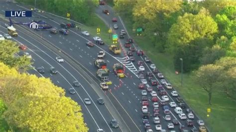 Southern State Parkway traffic delays caused by crash