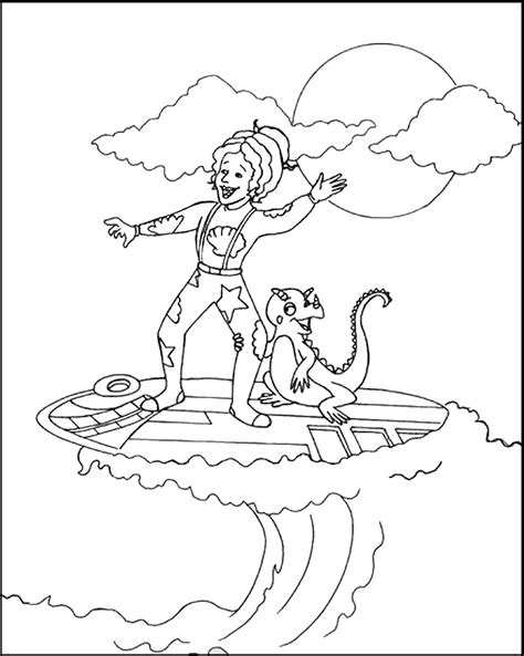 The Magic School Bus Coloring Pages