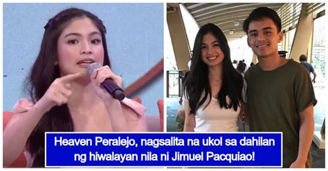 Heaven Peralejo reveals reason for breakup with Jimuel Pacquiao - KAMI.COM.PH