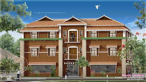 Duplex house elevation design in Kerala - Kerala home design and floor plans