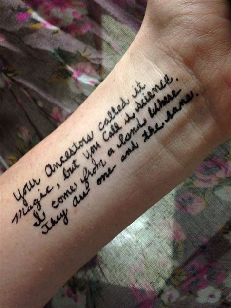 43 Wonderful Quote Wrist Tattoos