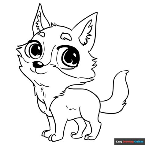 Chibi Wolf Girl Coloring Page In 2020 Chibi Coloring Page Animal ...