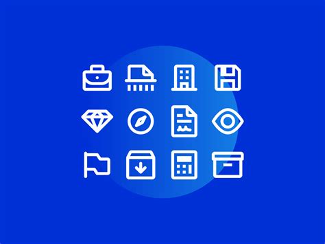 Business Icons by Omar Safaa | Business icon, Business icons design, Icon