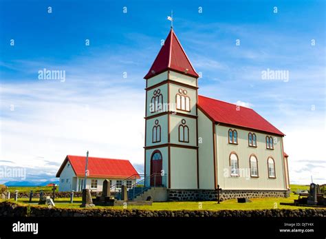 Church at Vogar, Reykjanes Peninsula, Iceland Stock Photo - Alamy