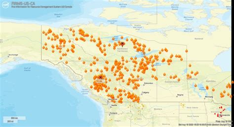 Western Canada Wildfires Map 2024 - Jacky Liliane