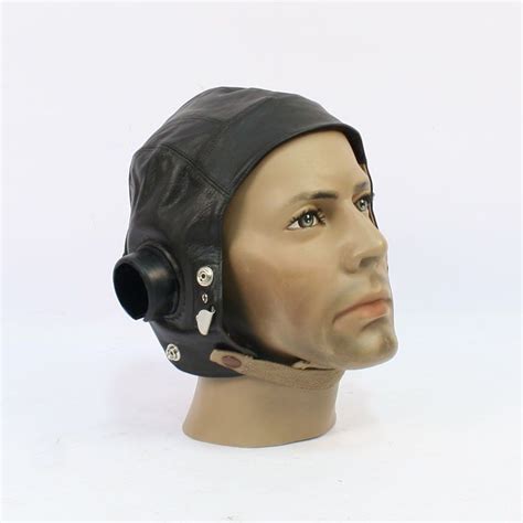 RAF C type Leather pilots Flying helmet | Piloto