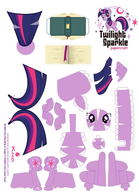 Twilight Sparkle Papercraft by Kna on DeviantArt