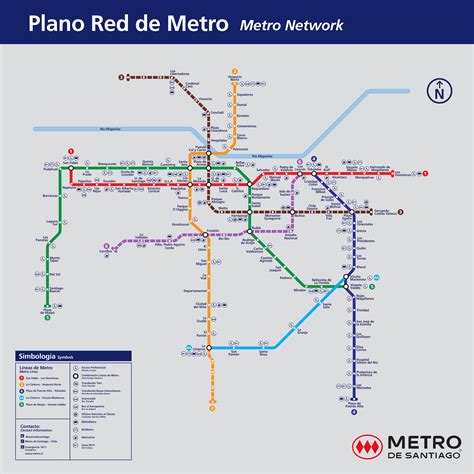 Metro de Santiago | Línea 3 y 6 | plano de red | Plano de red, Red de metro, Linea de metro