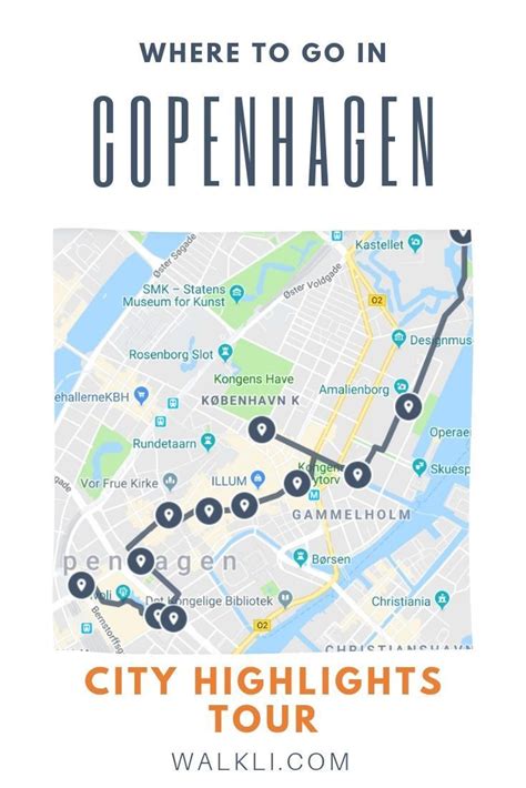 Where to go in Copenhagen - City Highlights Tour - Free Travel Map | A ...