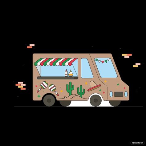 Free Food Truck Vector - EPS, Illustrator, JPG, PNG, SVG | Template.net