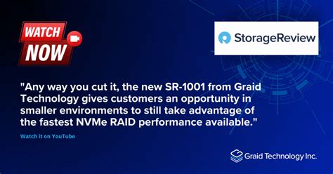 StorageReview: SupremeRAID™ SR-1001 is for small (sub 8 NVMe SSD) rigs that want the most ...