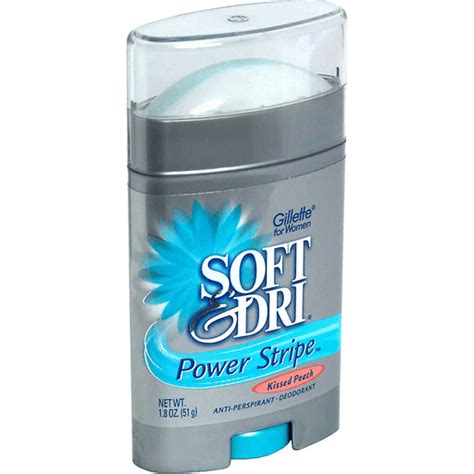 Soft & Dri Power Stripe Anti Perspirant Deodorant, Solid, Kissed Peach | Shop | Pocahontas IGA