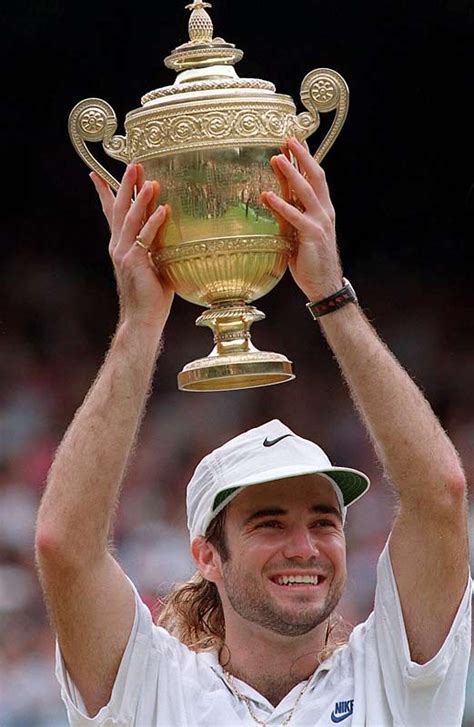 Agassi wins Wimbledon 1992- also the year I attended in 2022 | Andre ...