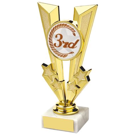 Third Place Budget Trophy 17cms - Online Trophies