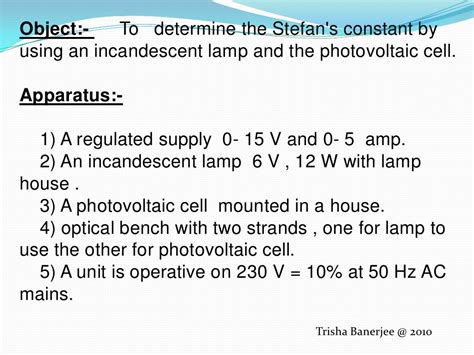 Stefan's constant