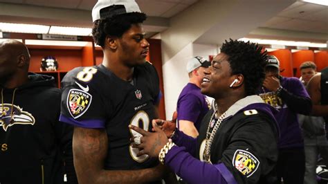 Ravens, Lamar Jackson Celebrate With Rapper Kodak Black