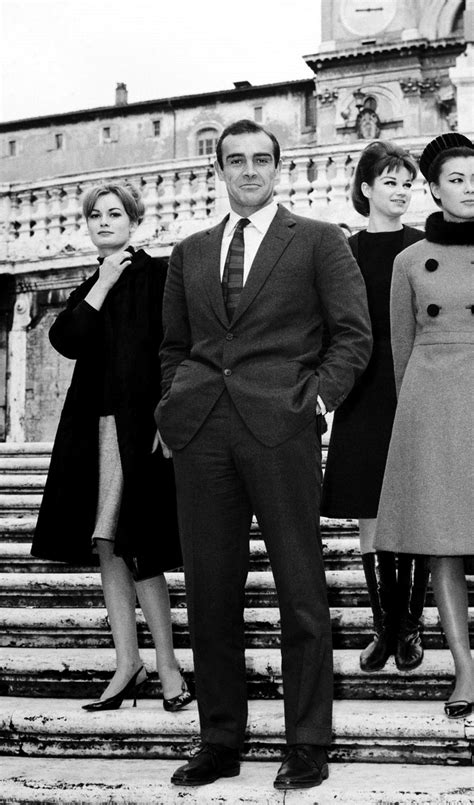 Eternal style in the Eternal City; Sean Connery, Rome, 1963. First James Bond Movie, James Bond ...