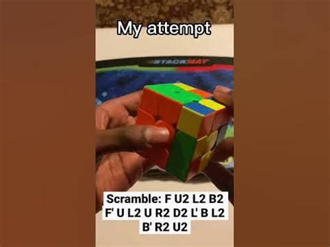 Trying the 3x3 World Record Scramble - YouTube